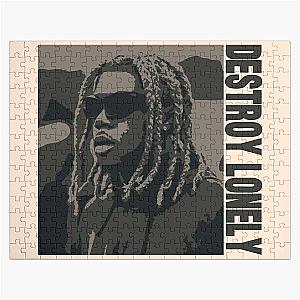 Destroy Lonely rapper illustration and art Jigsaw Puzzle RB1007