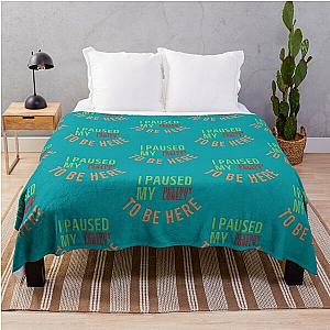 I Paused My Destroy Lonely To Be Here, Destroy Lonely shirt, funny    Throw Blanket RB1007