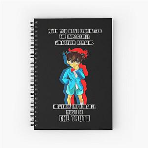 Detective Conan Saying Spiral Notebook