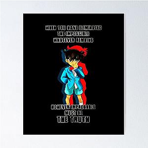 Detective Conan Saying Poster