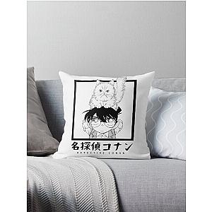 Detective Conan - Conan and Cat Throw Pillow