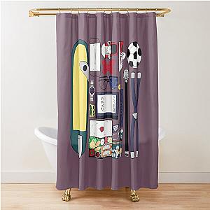 Detective Conan Gadgets  . 	 Shower Curtain