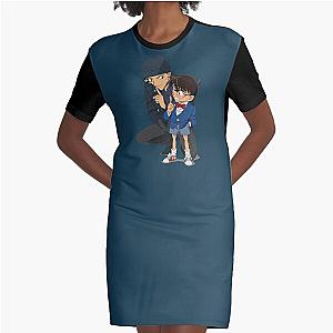 Detective Conan Edogawa : case closed Graphic T-Shirt Dress