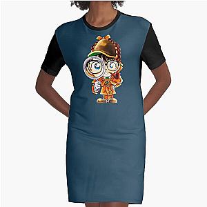 Detective Conan Edogawa : case closed Graphic T-Shirt Dress