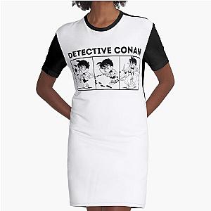 Detective Conan Manga Design Graphic T-Shirt Dress