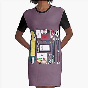 Detective Conan Gadgets  . 	 Graphic T-Shirt Dress