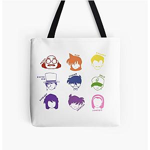 Detective Conan Icons All Over Print Tote Bag