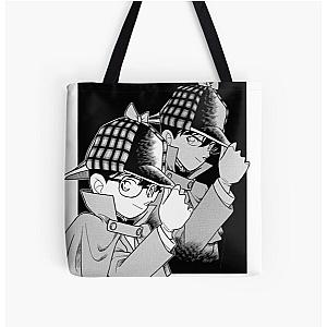 Detective Conan Edit - Shinichi and Conan as Holmes!! All Over Print Tote Bag