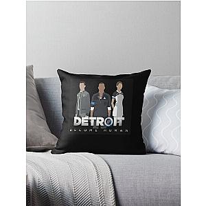 Vintage Retro Detroit Become Human Cute Gifts Throw Pillow