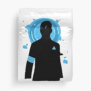 Mens My Favorite Connor Detroit Become Human Silhouette Gifts For Movie Fan Duvet Cover