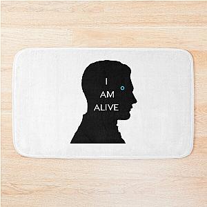 Detroit Become Human - Connor - I Am Alive - Black Bath Mat