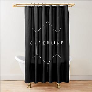 Detroit Become Human CyberLife Logo Shower Curtain