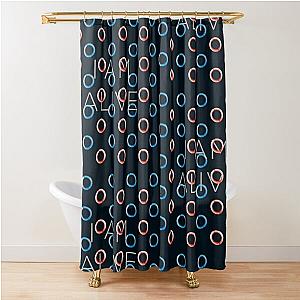 Detroit Become Human Pattern (w I Am Alive) Shower Curtain