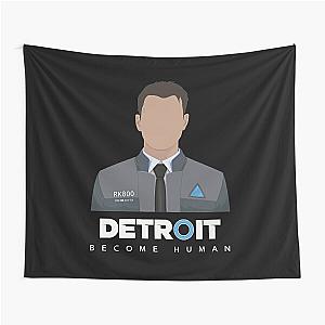 Retro Vintage Detroit Become Human Retro Wave Tapestry