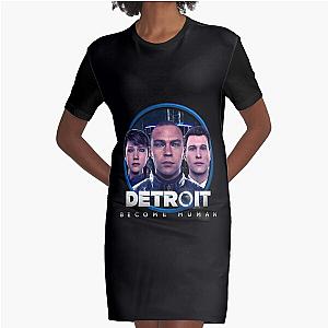 Vintage Detroit Become Human Idol Gift Fot You Graphic T-Shirt Dress