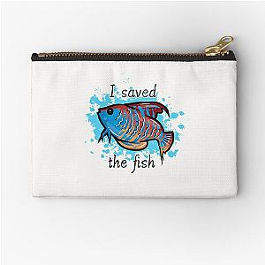 I saved the fish Detroit become human Zipper Pouch