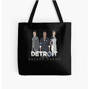 Vintage Retro Detroit Become Human Cute Gifts All Over Print Tote Bag