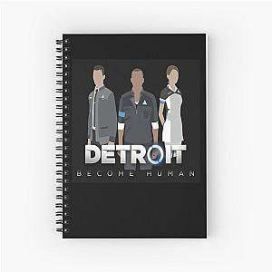 Vintage Retro Detroit Become Human Cute Gifts Spiral Notebook