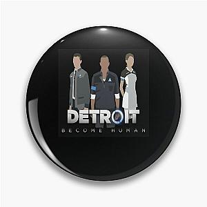 Vintage Retro Detroit Become Human Cute Gifts Pin