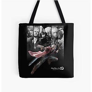 Devil May Cry Bags - Devil May Cry, Devil May Cry, Devil May Cry Devil May Cry All Over Print Tote Bag RB2112 [ID9433]