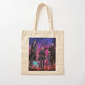 Devil May Cry Bags - Devil May Cry 5 Poster - Nero, Dante, V Cotton Tote Bag RB2112 [ID9406]