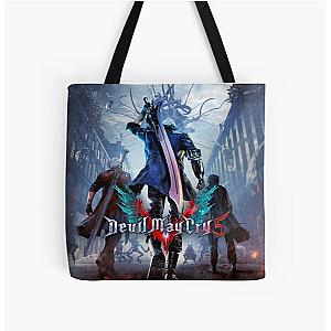 Devil May Cry Bags - Devil May Cry 5 Poster All Over Print Tote Bag RB2112 [ID9407]