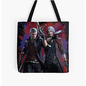 Devil May Cry Bags - Dante and Nero - Devil May Cry 5 All Over Print Tote Bag RB2112 [ID9408]