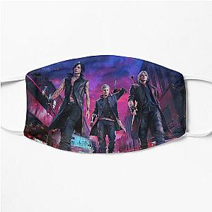 Devil May Cry Face Masks - Devil May Cry 5 Poster - Nero, Dante, V Flat Mask RB2112 [ID9202]