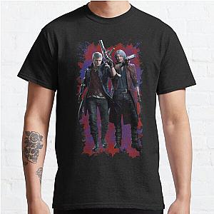 Devil May Cry T-Shirts - Dante and Nero - Devil May Cry 5 Classic T-Shirt RB2112 [ID9542]