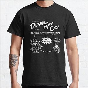 Devil May Cry T-Shirts - Devil May Cry, at your service! Classic T-Shirt RB2112 [ID9545]