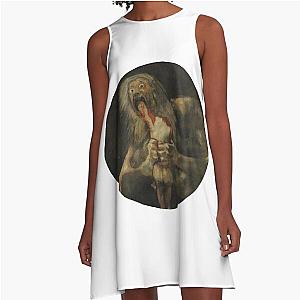 Saturn devouring his son A-line dress