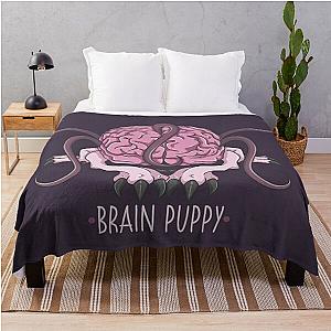 Intellect Devourer Brain Puppy Throw Blanket
