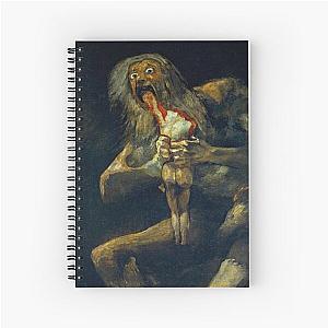 Francisco Goya - Saturn Devours His Son Spiral Notebook
