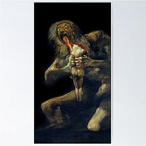 Saturn devouring one of his son Francisco de Goya Poster