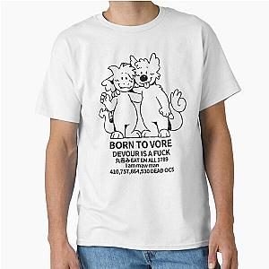Born to Devour Eat Em All I Am Mawman Dead Ocs Classic T-Shirt