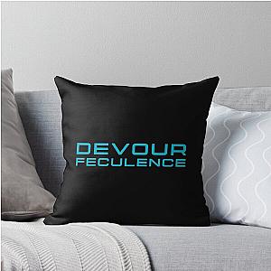 Severance Devour Feculence Throw Pillow