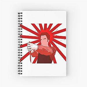 Blood Spatter Halo Dexter Morgan Spiral Notebook