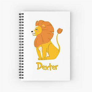 Dexter Lion Baby Boy Wild Animal Name Spiral Notebook