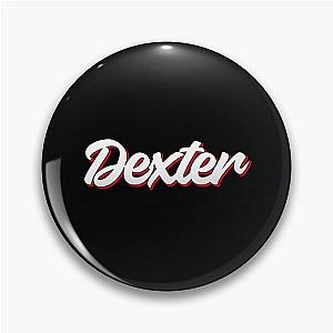 Retro Dexter Name Label (Black) Pin