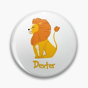 Dexter Lion Baby Boy Wild Animal Name Pin