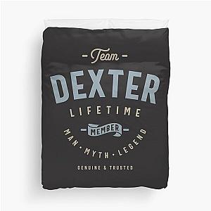 Team Dexter Lifetime Member Personalized Name Duvet Cover