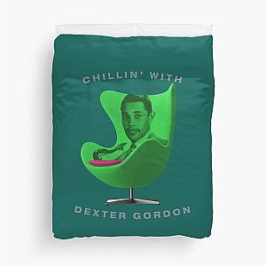 Chillin' With Dexter Gordon Duvet Cover