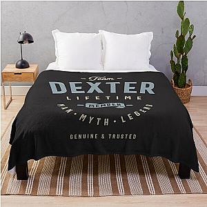 Team Dexter Lifetime Member Personalized Name Throw Blanket