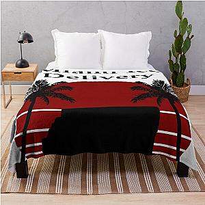 Miami Ice Truck Dexter Throw Blanket