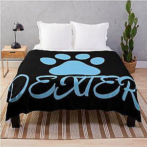 Blue Cat Paw Dexter  Throw Blanket