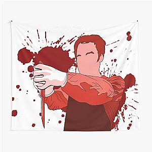 Dressed to Kill Red Dexter Morgan Tapestry