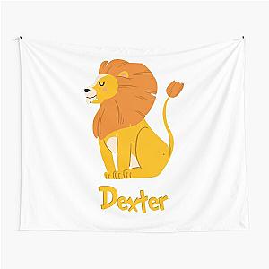 Dexter Lion Baby Boy Wild Animal Name Tapestry