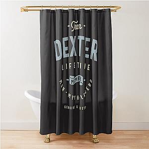 Team Dexter Lifetime Member Personalized Name Shower Curtain