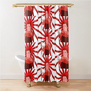 Blood Spatter Halo Dexter Morgan Shower Curtain