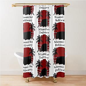 Miami Ice Truck Dexter Shower Curtain